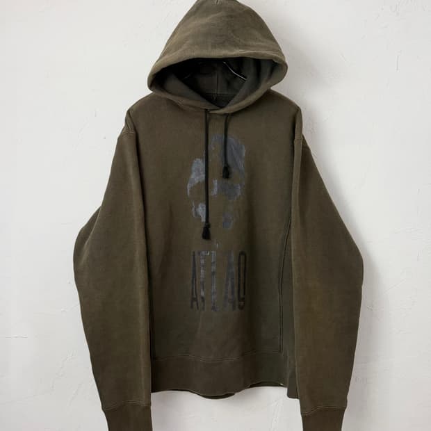 LOUNGE LIZARD 페이디드 후디 (MADE IN JAPAN)