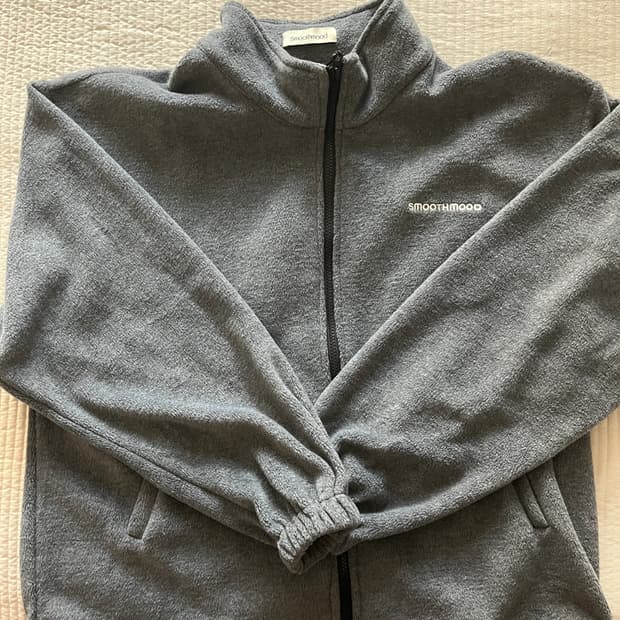 스무스무드 플리스 점퍼 그레이