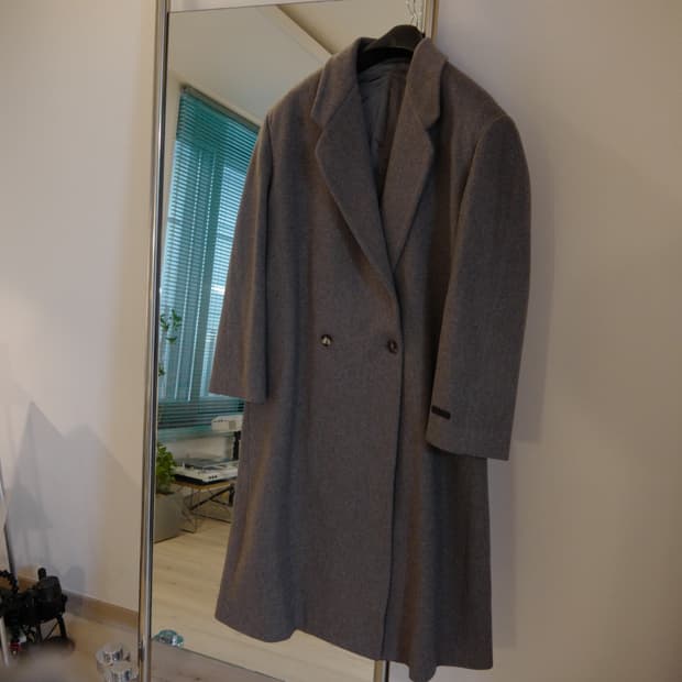 피어오브갓 오버사이즈 코트 멜란지그레이 23fw