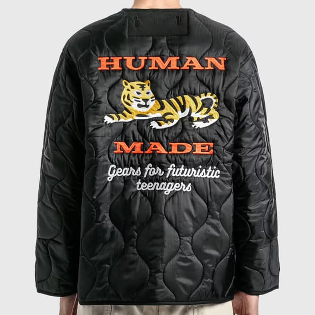 휴먼메이드 퀼티드 라이너 자켓 블랙