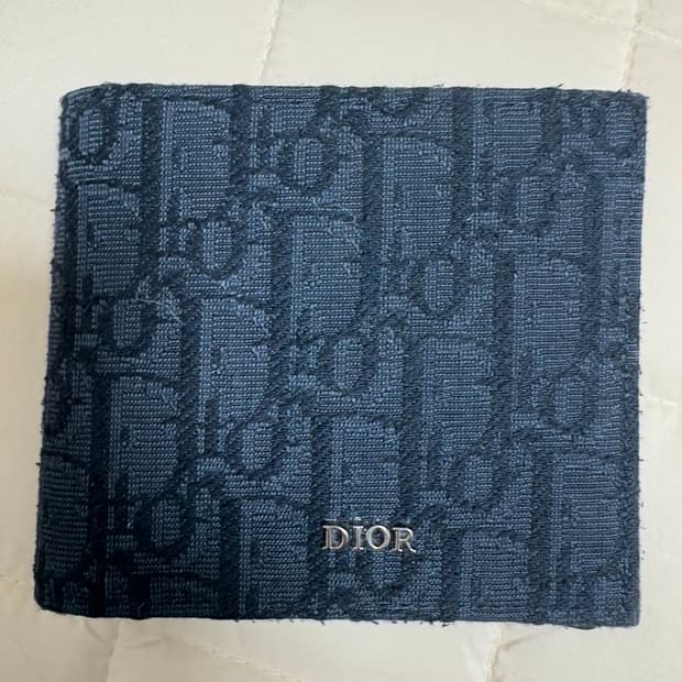 디올 오블리크 반지갑