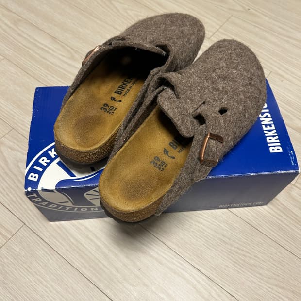 버켄스탁 보스턴 울 카카오 39