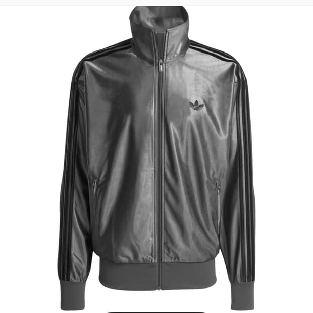 아디다스 트랙탑 메탈릭 트랙탑 그레이