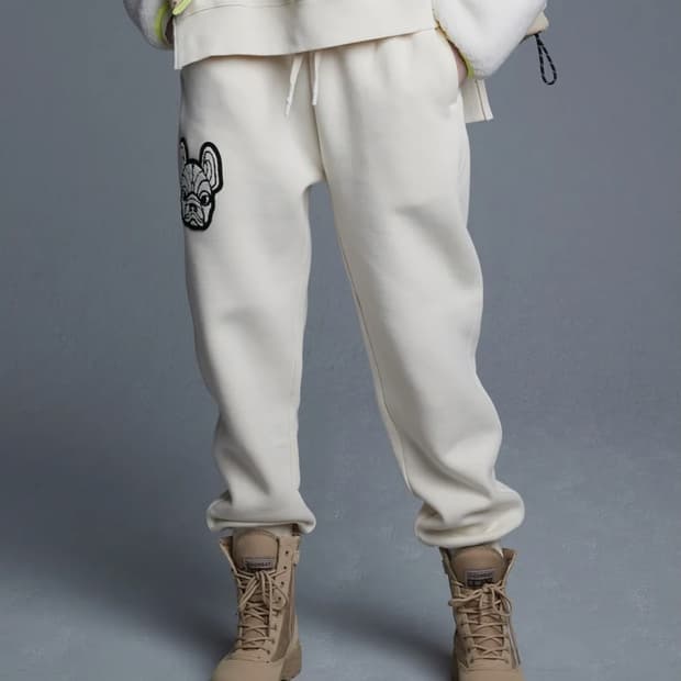 라이프워크(Lifework) 부클 와펜 조거팬츠 S size
