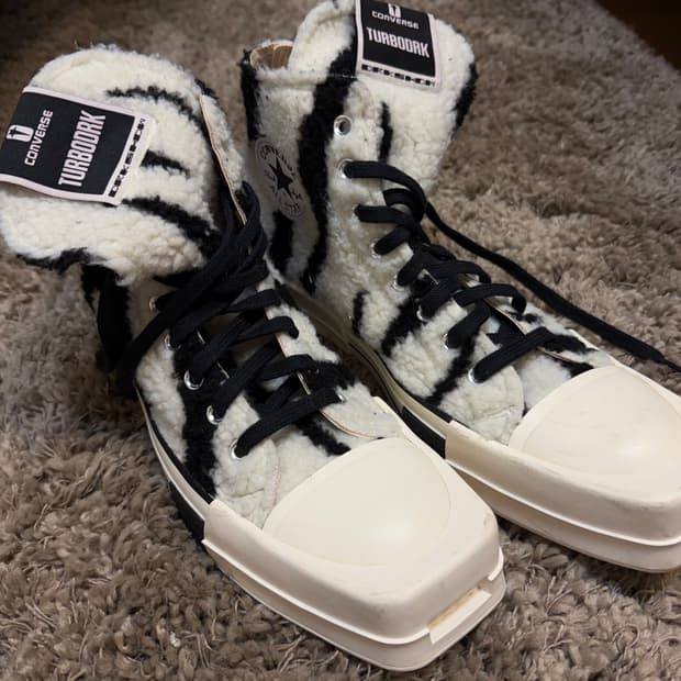 릭오웬스컨버스 닼쉐 터보다크퍼 하이탑 43