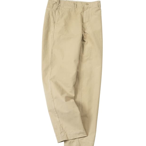 올드비 VTG 플랫 프론트 오피서 치노 블리치드 샌드 4