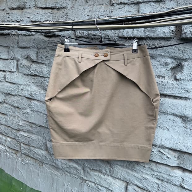 vivienne westwood 비비안웨스트우드 오버랩 미니스커트(40)