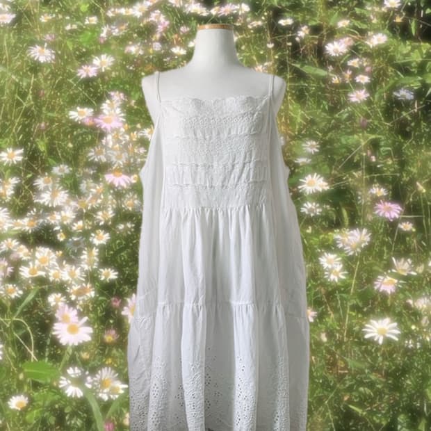 모리걸 레이어드 나시 원피스 