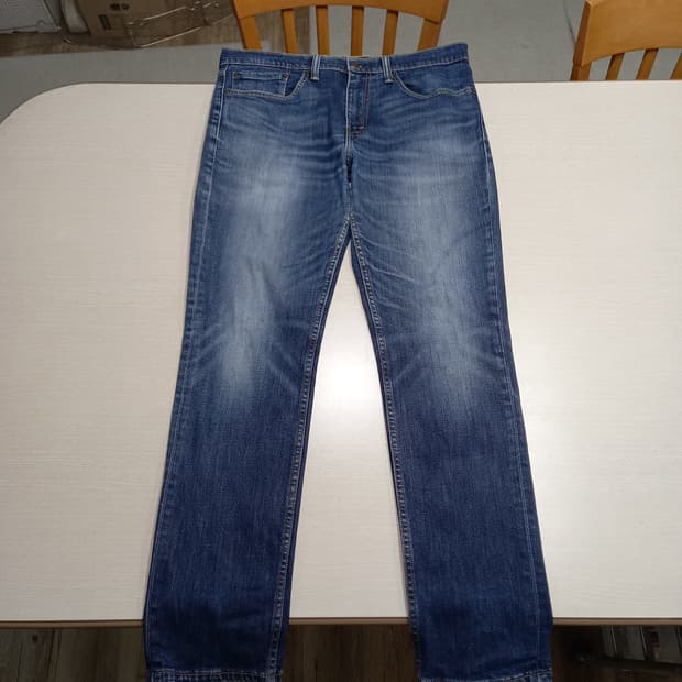 35 리바이스511 워싱 스판 슬림일자진 35-253