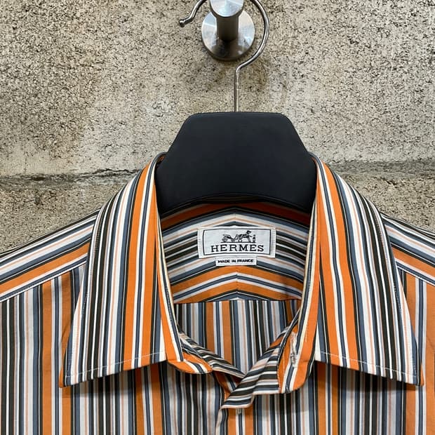 에르메스 스트라이프 셔츠 