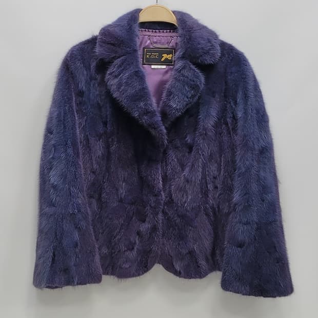 K.D.C 밍크 숏 코트 / 여 91-99-160 투톤퍼플

