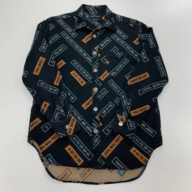 커스텀멜로우 셔츠 자켓 (100)