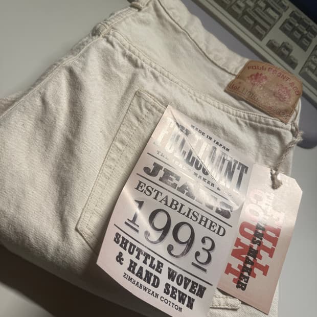 풀카운트 1101 에크루 36 새상품 판매합니다