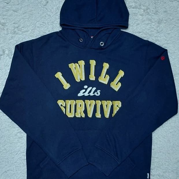 일즈 ILL'S 네이비 후드티 L