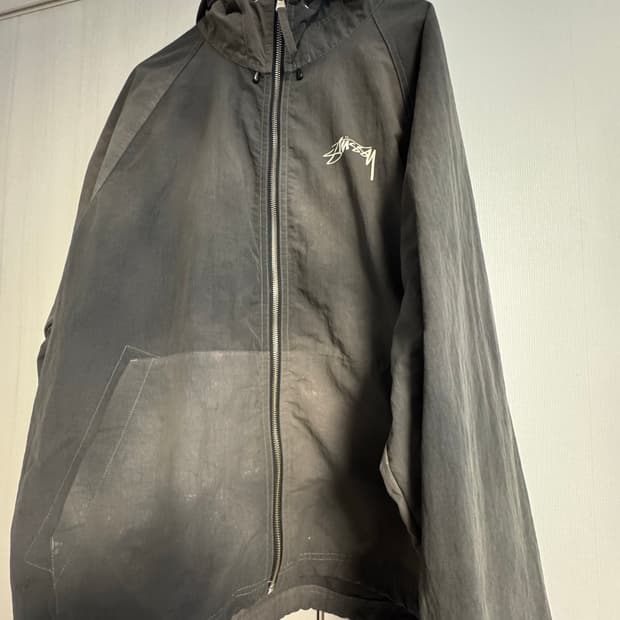 스투시 바람막이 xl 