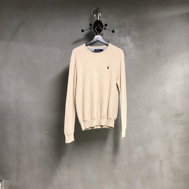 폴로 랄프로렌 니트 베이지 M
