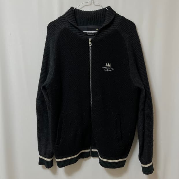 장 미쉘 바스키아 니트 집업 자켓 M/95