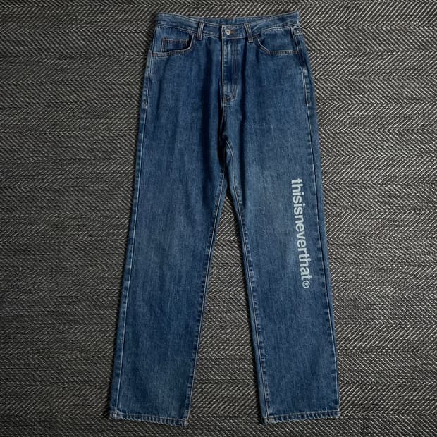 디스이즈네버댓 스펠로고 데님 팬츠o 2944