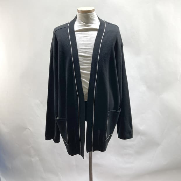 티아이포맨 남성 로브 가디건 블랙 105