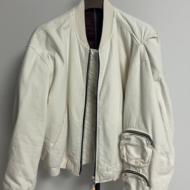 아워파스 Pas 026 에크루(ECRU) 봄버 자켓