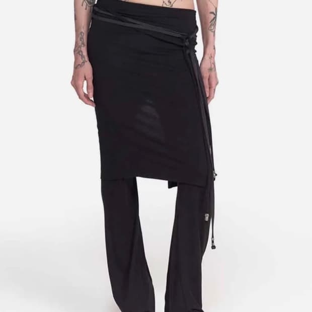 2000 아카이브스 레이어드 스커트 팬츠 