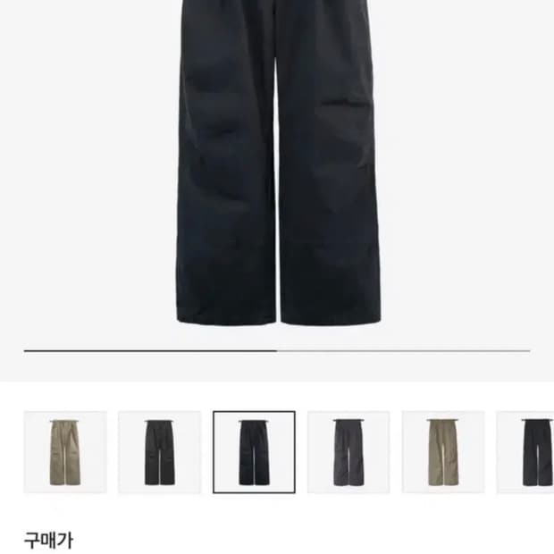 (1)폴리테루 3다트치노팬츠 다크차콜네이비