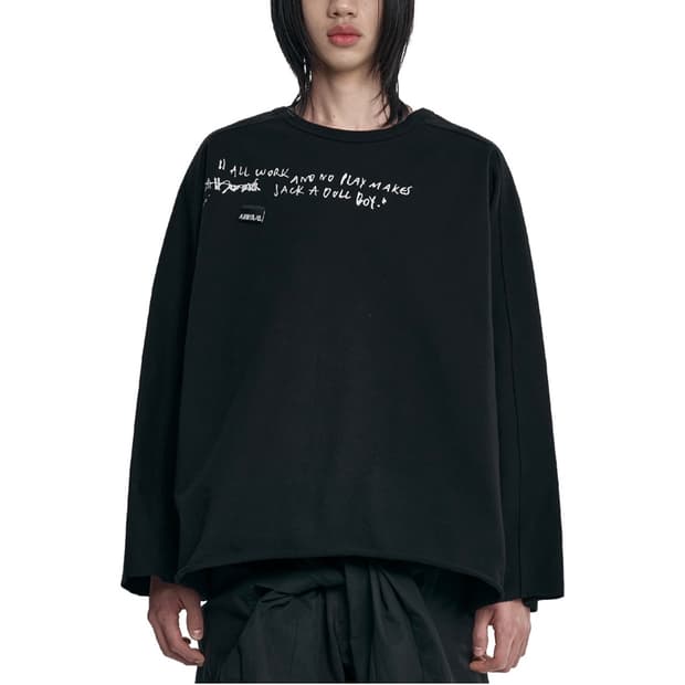 아조바이아조 Boy Batwing Long Sleeve T-Shirt