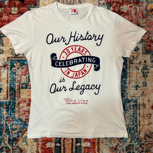 [L] 디젤  아카이브 30th Anniversary 일본 한정판 반팔티
