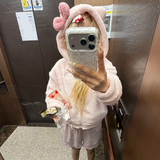 GU 헬로키티 후리스