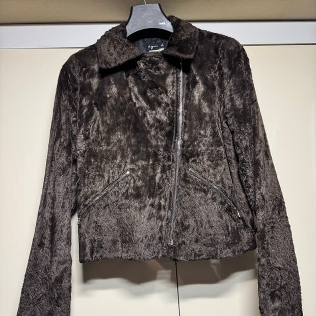 아네스베 프랑스 퍼 자켓