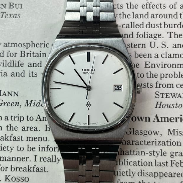 SEIKO EMBLEM TV형 쿼츠 