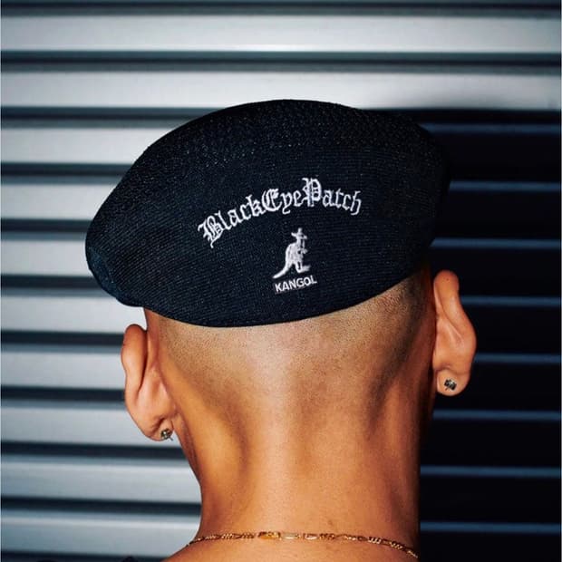 블랙아이패치 캉골 헌팅캡 베레모 L