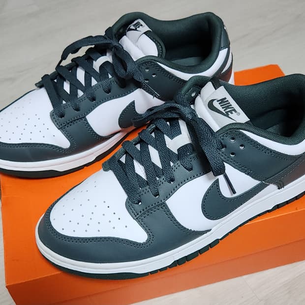 나이키 덩크로우 레트로 빈티지 그린