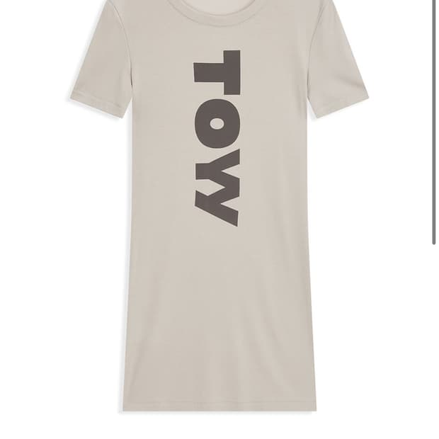 open Yy toyy slit tee