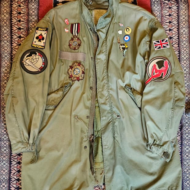 빈티지 M65 fishtail parka