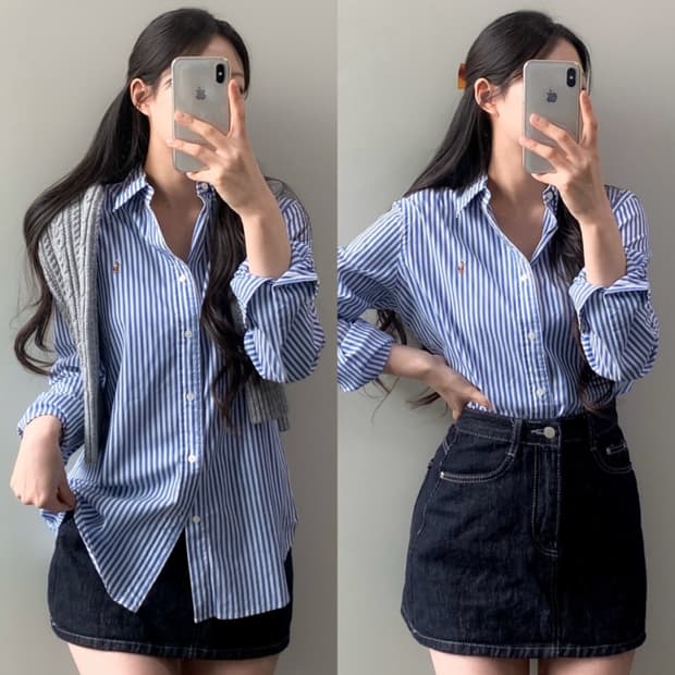 폴로 스트라이프 셔츠 