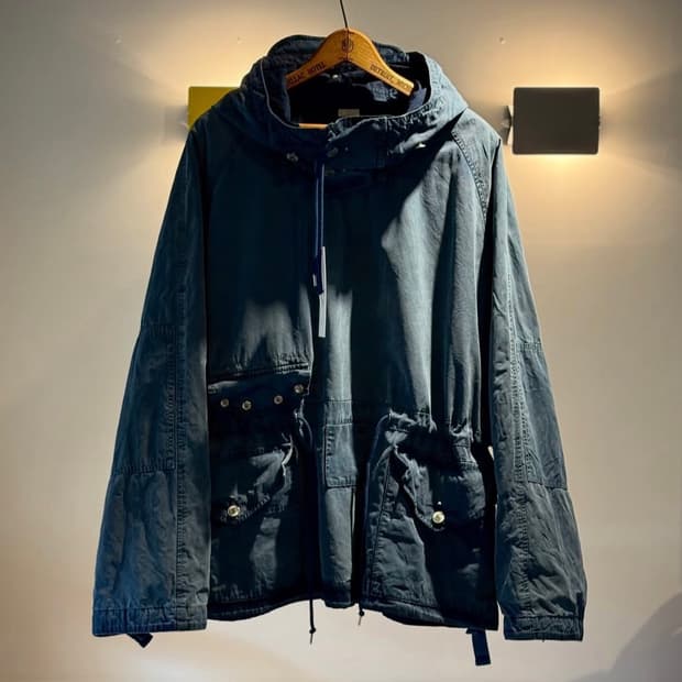 아프레쎄 빈티지 로얄 네이비 스목 자켓