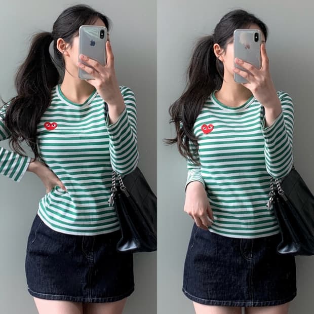 꼼데가르송 롱슬리브