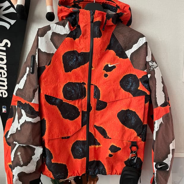 나이키 x 녹타 오팔 딥 커버 고어텍스 오렌지