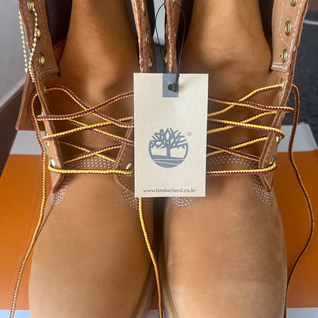 [265] 팀버랜드 프리미엄 6인치 워터프루프 부츠 위트 누벅 - 와이드