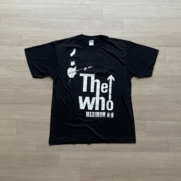 80s The Who Tour 티셔츠 더 후 