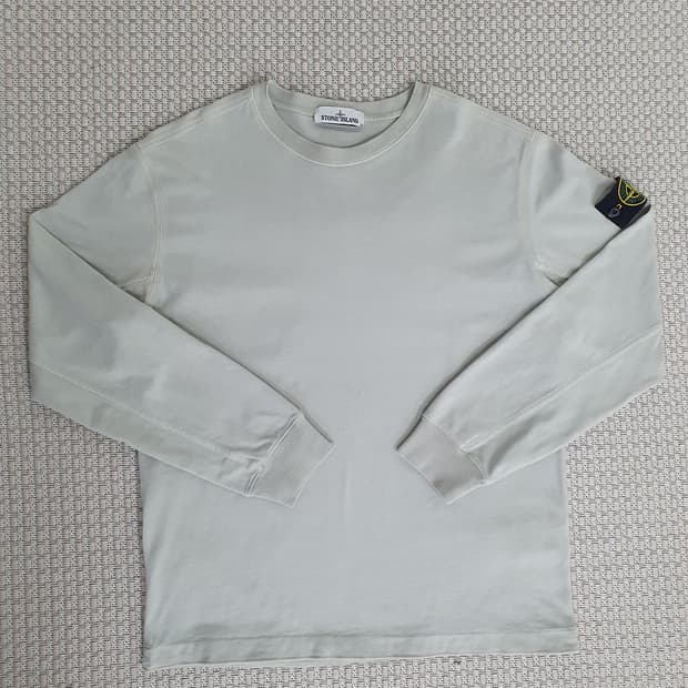 19AW 스톤 아일랜드 그레이 스웨트셔츠