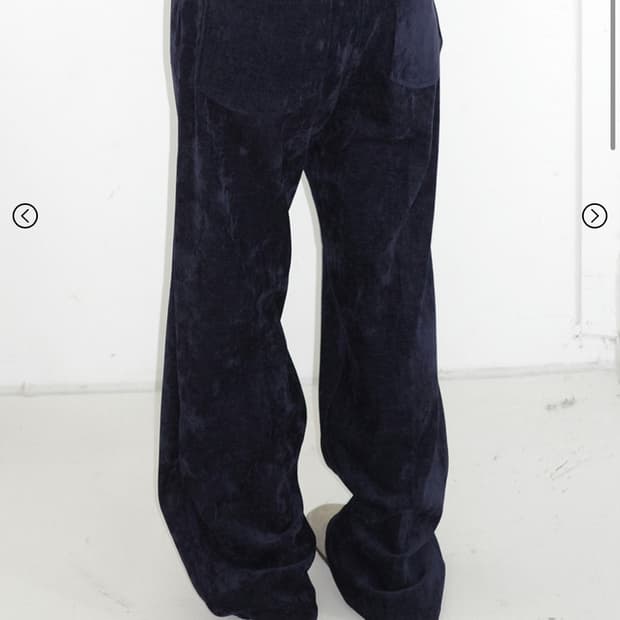 hwi eyelet pants, navy 1