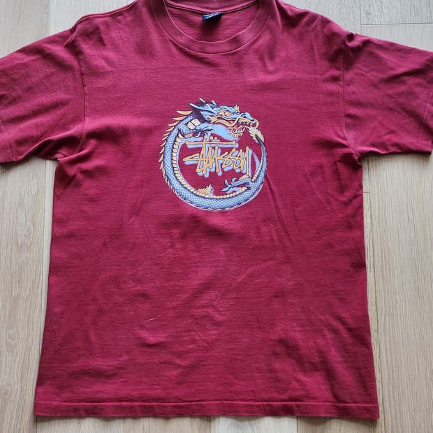 90s 스투시 티셔츠 L