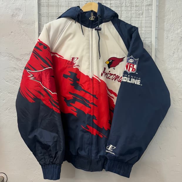 로고 애슬레틱 X NFL 90s 올드스쿨 애리조나 카디널스 패딩 M