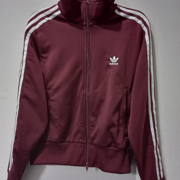 아디다스 파이어버드 버건디 트랙탑 저지 져지집업 90/S