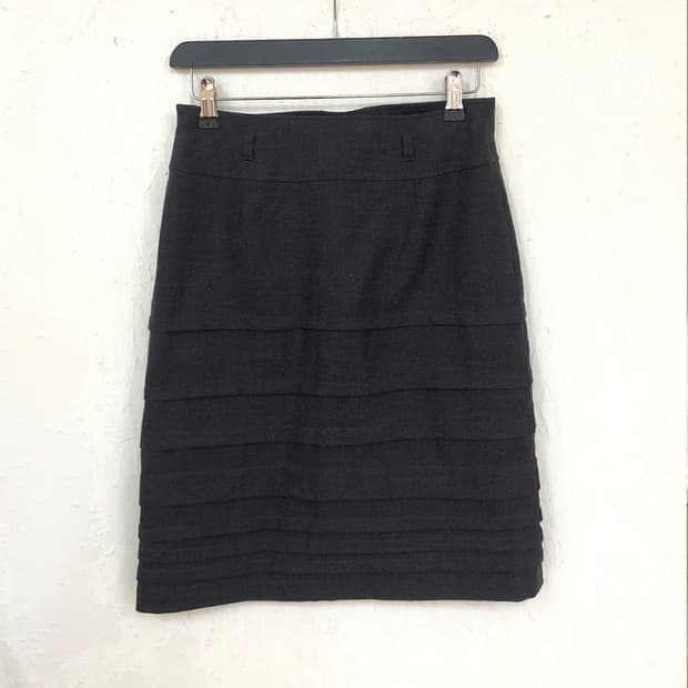 vintage winter frill skirt