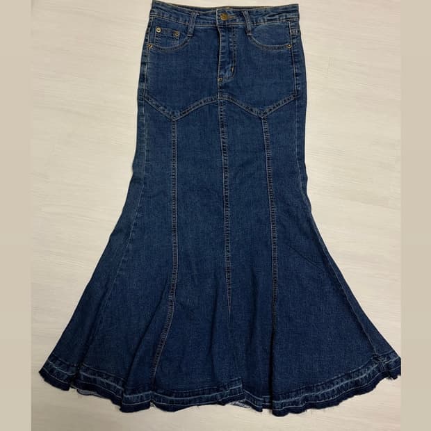 빈티지 머메이드 스커트