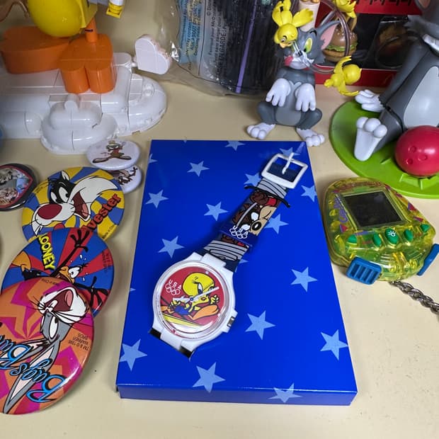 96 usa olympic looney tunes watch