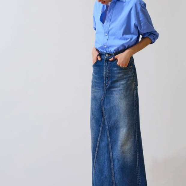 리바이스 X 더 신존 by 마이 탈타냥 커스트마이징 데님 스커트(501)